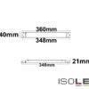 LED Leuchten-Trafo 24V/DC, 0-150W, flach
