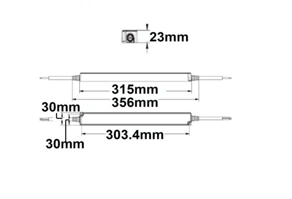 LED Trafo 24V/DC, 0-150W, IP65, flach, ultraschmal