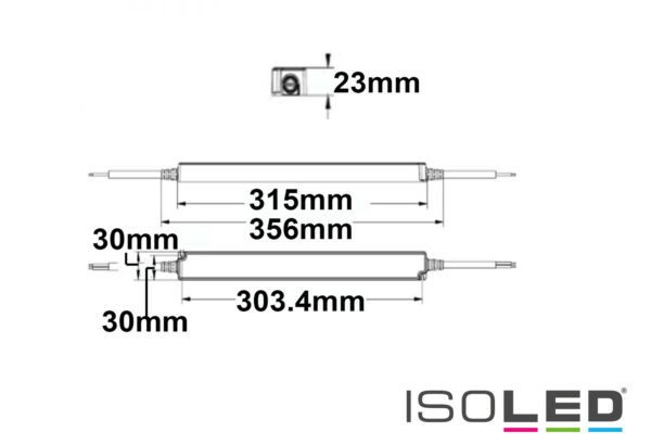 LED Trafo 24V/DC, 0-150W, IP65, flach, ultraschmal