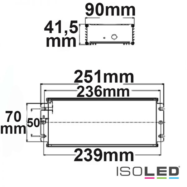 LED PWM-Trafo 48V/DC, 0-400W, 1-10V dimmbar, IP67