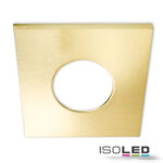 Cover Aluminium eckig gold gebürstet für Sys-68