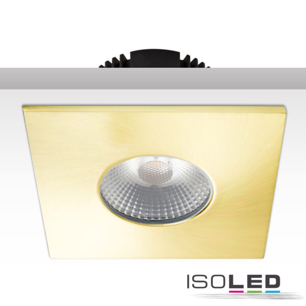 Cover Aluminium eckig gold gebürstet für Sys-68