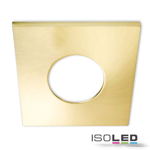 Cover Aluminium eckig gold gebürstet für Sys-68
