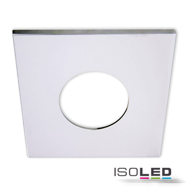 Cover Aluminium eckig chrom für Sys-68