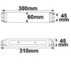 LED PWM-Trafo 24V/DC, 0-200W, IP20, 1-10V/Push/DALI dimmbar