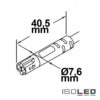 Mini-Plug Anschlusskabel male, 1m, 2x0,75, IP54, weiß-grün, max. 48V/6A