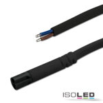 Mini-Plug Anschlusskabel male, 1m, 2x0,75, IP54, schwarz, max. 48V/6A