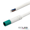 Mini-Plug Anschlussfassung female, 1m, 2x0,75, IP54, weiß-grün, max. 48V/6A