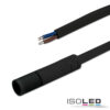Mini-Plug Anschlussfassung female, 1m, 2x0,75, IP54, schwarz, max. 48V/6A