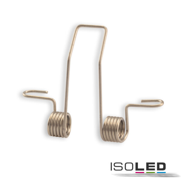 Einbaufeder für Profil WING20 - verchromt, 2 Stück