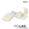 Clip-Eck-Verbinder (max. 5A) C1-28 für 2-pol. IP20 Flexstripes mit Breite 8mm, Pitch >12mm