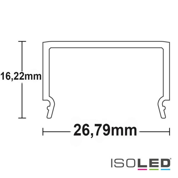 Abdeckung COVER11 opal 200cm für SURF24(FLAT)/DIVE24(FLAT)