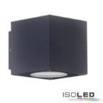 LED Wandleuchte Up&Down 2x3W CREE, IP54, anthrazit, warmweiß