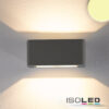 LED Wandleuchte Up&Down 4x3W CREE, IP54, anthrazit, warmweiß