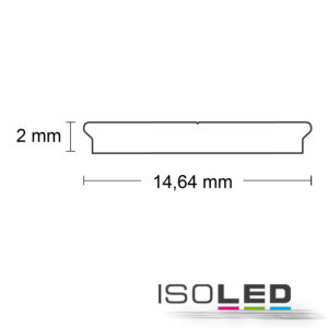 112433_2_iso Aluminium Kühlstreifen eloxiert 200cm