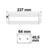 LED Trafo 24V/DC, 15-60W dimmbar (Spannungssenke), IP65