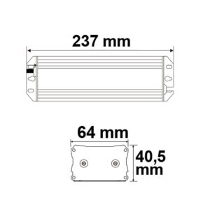 112481_2_iso LED Trafo 24V/DC, 15-60W dimmbar (Spannungssenke), IP65