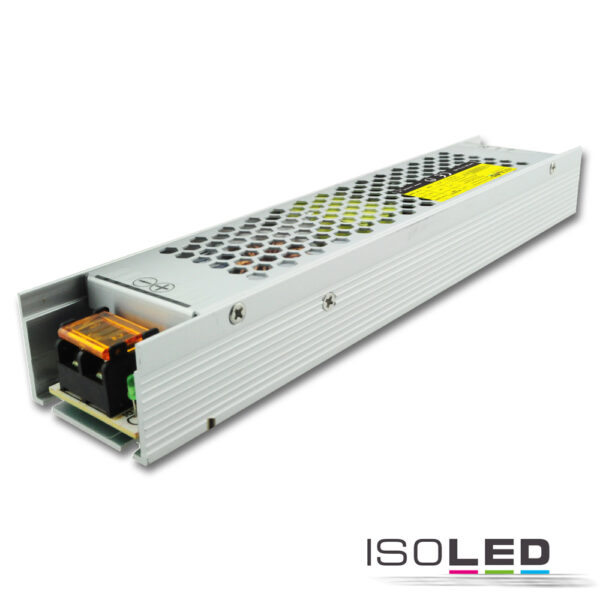 LED Trafo 12V/DC, 0-200W, Gitter, flach