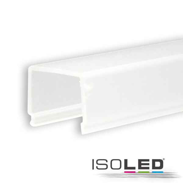 Abdeckung eckig, frosted für Profil WING, L: 200cm