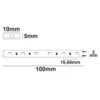 LED AQUA827 Flexband, 24V DC, 4,8W, IP68, 2700K, 5m Rolle, 60 LED/m