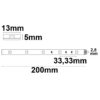 LED AQUA-RGB Flexband, 24V DC, 7,2W, IP68, 5m Rolle, 30 LED/m