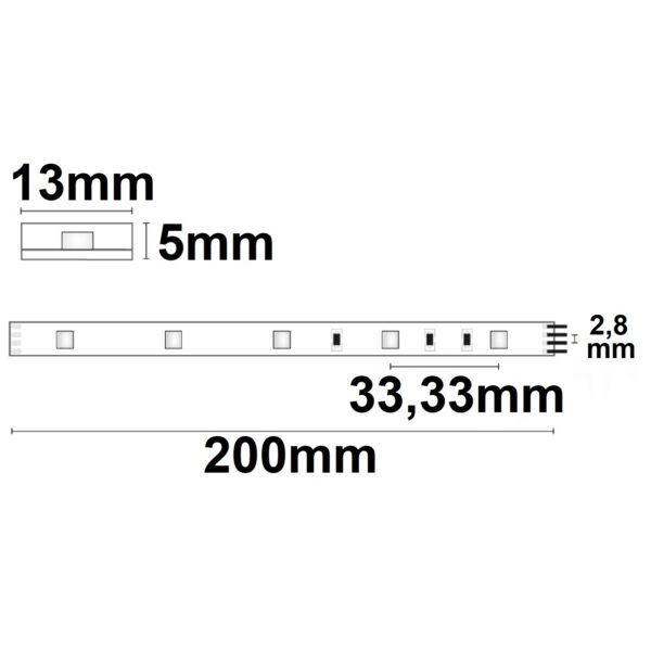 LED AQUA-RGB Flexband, 24V DC, 7,2W, IP68, 5m Rolle, 30 LED/m