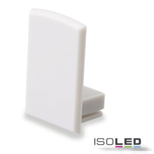 Endkappe EC16 für SURF12 RAIL inkl. COVER4, ohne Kabelausgang, PVC, grauweiß