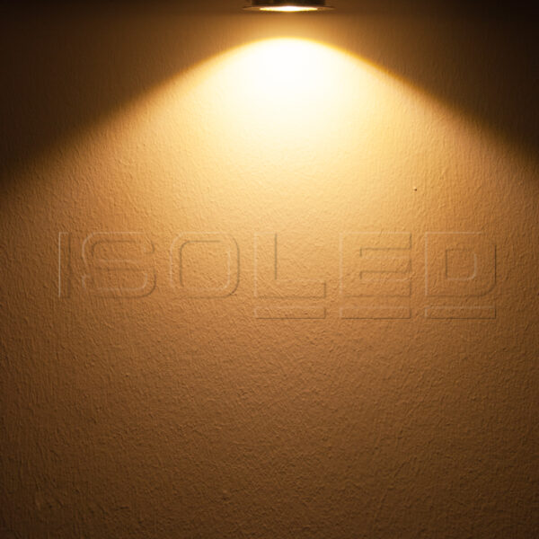 LED Einbaustrahler COB mit Reflektor, 5W, 60°, nickel geb., warmweiß