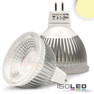 MR16 LED Strahler 6W GLAS-COB, 70°, warmweiß, dimmbar