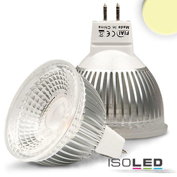 MR16 LED Strahler 6W GLAS-COB, 70°, warmweiß, dimmbar