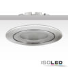 LED Einbaustrahler, silber, 8W SMD, 120°, rund, warmweiß, dimmbar
