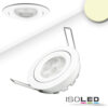 LED Einbaustrahler, weiß, 8W, 72°, rund, warmweiß, dimmbar