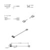 Clip-Verbinder mit Kabel (max. 5A) C1-210 für 2-pol. IP20 Flexstripes mit Breite 10mm, Pitch >12mm