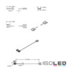 Clip-Verbinder mit Kabel (max. 5A) C1-210 für 2-pol. IP20 Flexstripes mit Breite 10mm, Pitch >12mm