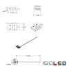 Clip-Kabelanschluss (max. 5A) C1-28 für 2-pol. IP20 Flexstripes mit Breite 8mm, Pitch >12mm