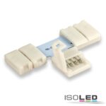 Clip-T-Verbinder (max. 5A) C1-210 für 2-pol. IP20 Flexstripes mit Breite 10mm, Pitch >12mm