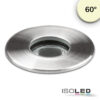 LED Einbaustrahler, Edelstahl , 2W, 60°, IP67, 12V AC/DC, warmweiß