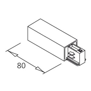 117652L_2_iso 3-Phasen Classic Seiten-Einspeisung N-Leiter rechts, Schutzleiter links, weiß