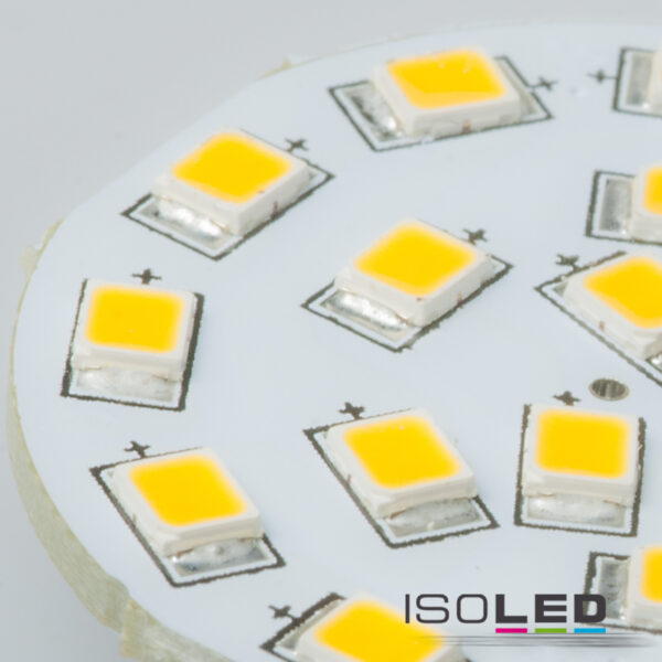 G4 LED 21SMD, 3W, warmweiß, Pin seitlich