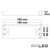 LED Trafo 12V/DC, 0-30W, SELV, ultraflach, ultraschmal