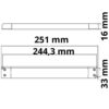 LED Trafo 12V/DC, 0-30W, SELV, ultraflach, schmal