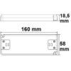 LED Trafo 24V/DC, 0-50W, SELV, ultraflach