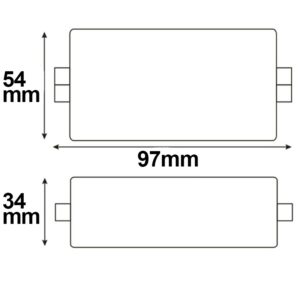 111091_2_iso_31 LED Funk PWM-Dimmer, 1 Kanal, 12-24V DC 8A
