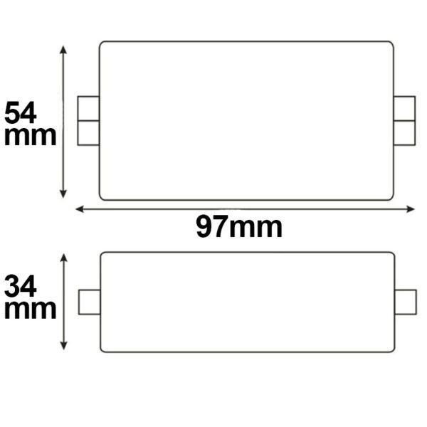 LED Funk PWM-Dimmer, 1 Kanal, 12-24V DC 8A