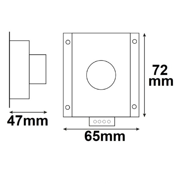 LED PWM-Dimmer, 1 Kanal, 12-24V DC 8A