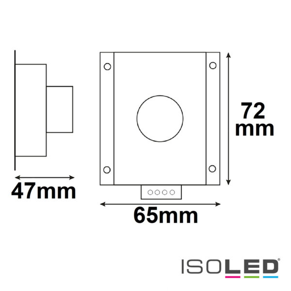 LED PWM-Dimmer, 1 Kanal, 12-24V DC 8A