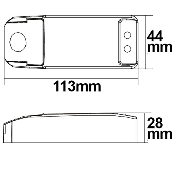 LED Trafo 12V/DC, 0-20W, SELV