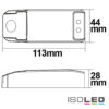 LED Trafo 12V/DC, 0-20W, SELV