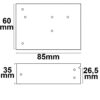 LED Trafo 24V/DC, 0-35W, Gitter