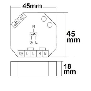 111881_skizze Universal-Push Dimmer Eltako für dimmbare 230V Leuchtmittel/Trafos, 400VA